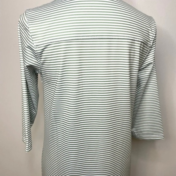 Vineyard Vines Sankaty Margo Shirt Dress (NWT) (Sage Olive Stripe) (Size: M) - Picture 3 of 3